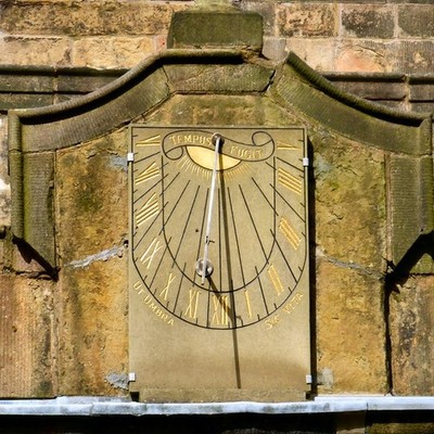 Photo 12x8 Tempus Fugit Ut Umbra Sic Vita Chapel-en-le-Frith Sundial on  c2016