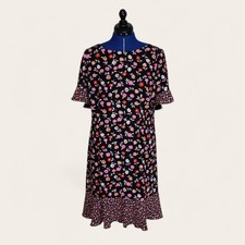 Talbots Petite Floral Print Dress