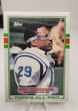 1989 Topps - Eric Dickerson All Pro #206 SMU RAMS COLTS Legendary HOF RB