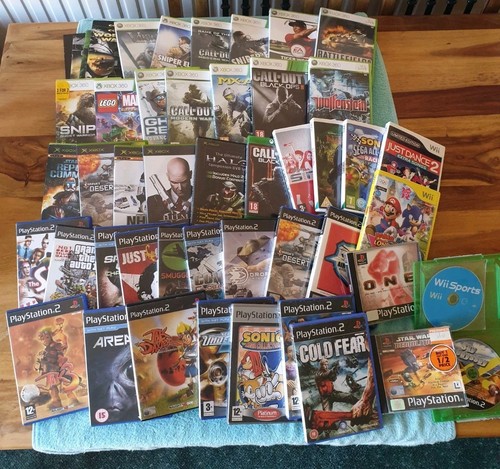 FAULTY GAMES BUNDLE FOR PLAYSTATION, XBOX, NINTENDO. PLEASE READ DESCRIPTION