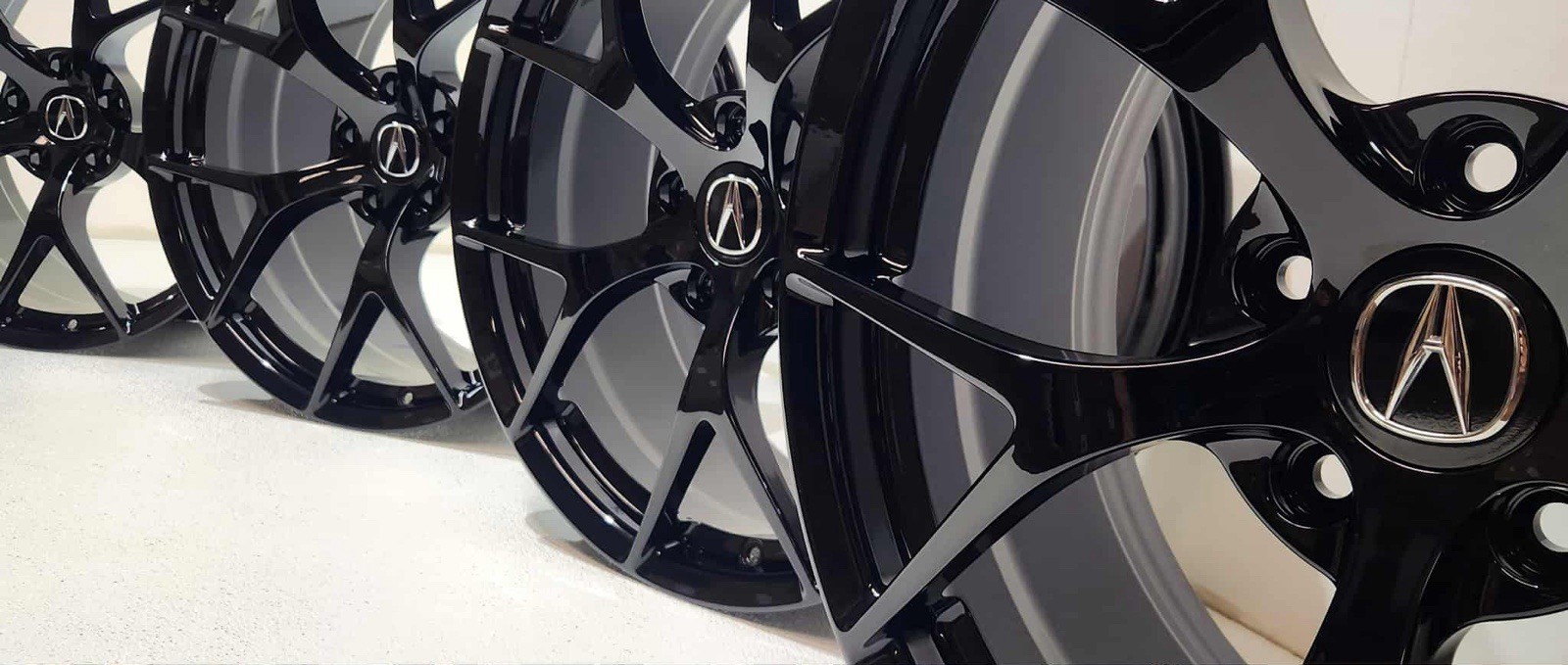 19” 20” Acura NSX Original Factory OEM Black Wheels Rims 71840 71841