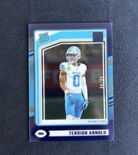 2024 Panini Clearly Donruss Blue 48/49 Rated Rookie Terrion Arnold #85 (RC)