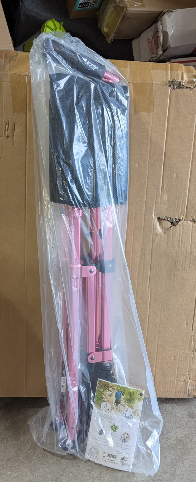 NEW Wonder Walker Plus 4300 RR, 2-Wheel Lightweight Folding Walker, Regal Rose