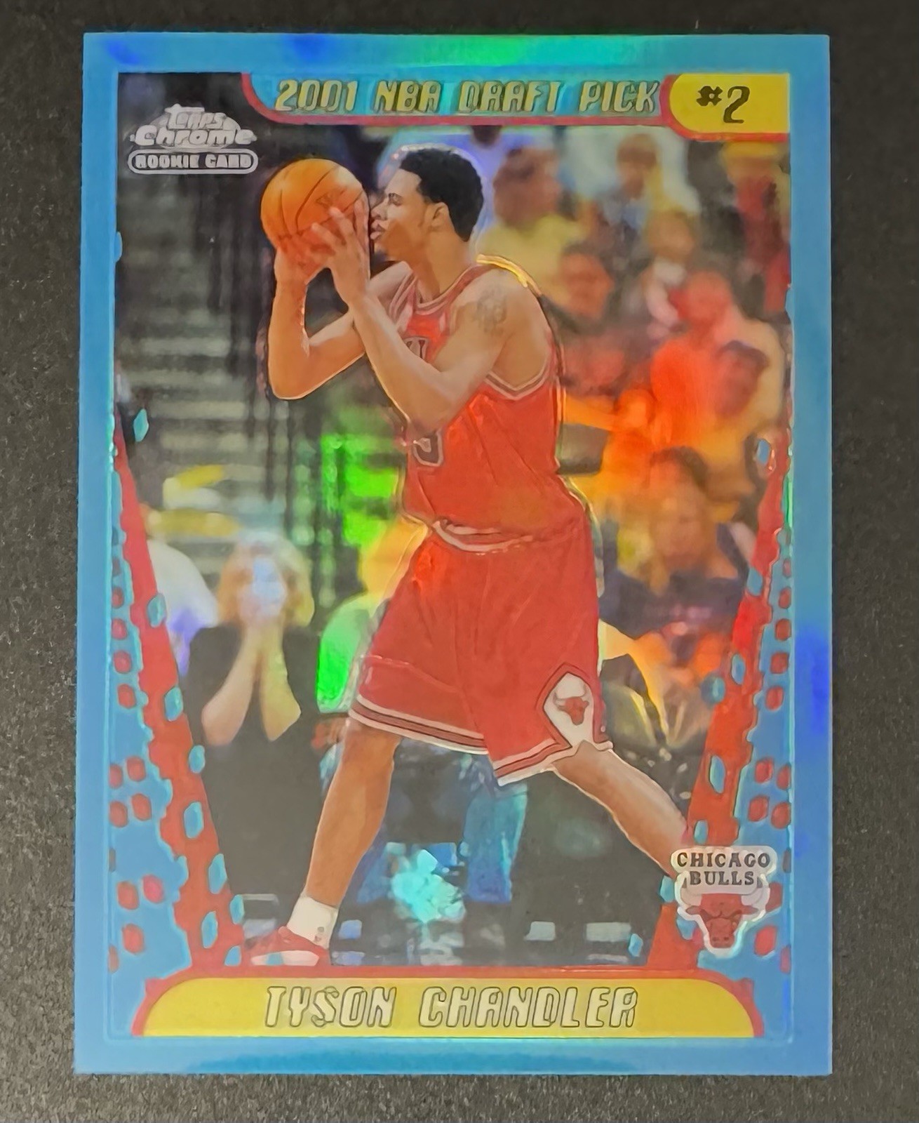 Tyson Chandler 2001-02 Topps Chrome ROOKIE Refractor #130 - Chicago Bulls