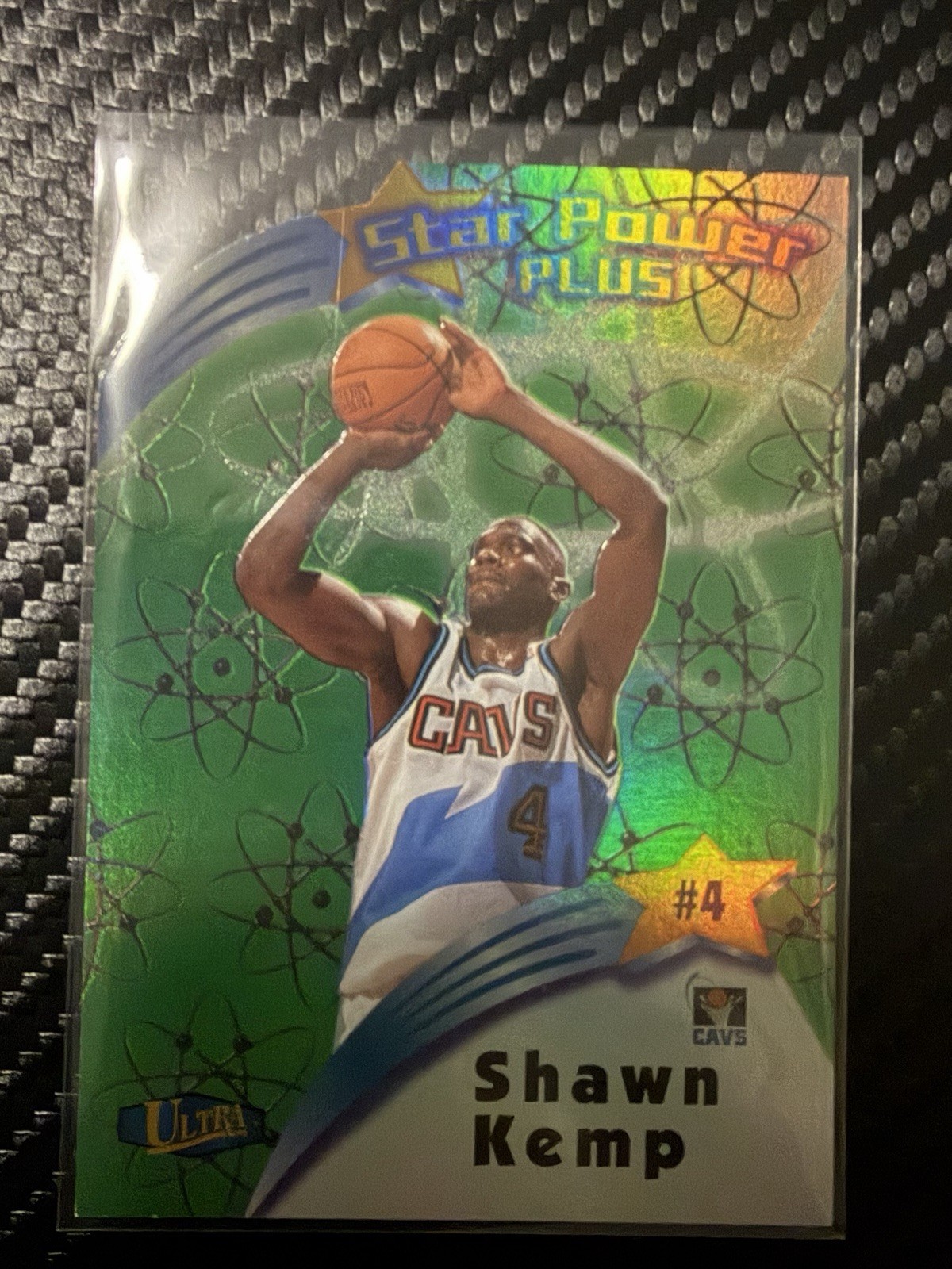 1997-98 Fleet Ultra Star Power Plus Shawn Kemp #6 Cleveland Cavaliers
