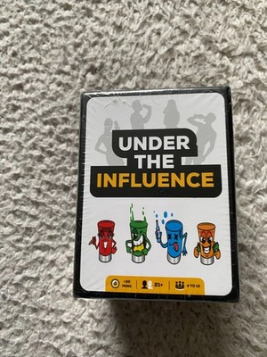 Shots No Chaser Under The Influence The Adult Card ''Drinking Game'' 21 and Up