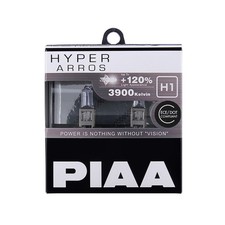 Piaa Hyper Arros 3900k Headlight Bulbs Twin Pack - H1 Fitment