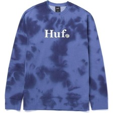 BNWT HUF In Bloom Tie Dye Crew Sweatshirt Jumper - Small