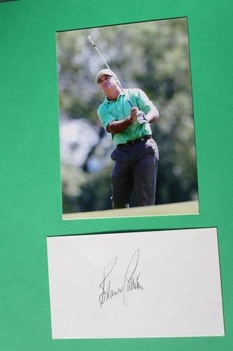 Blaine McCallister Pro Golfer Hand Signed Autographed3X5 Card New Photo Set Mat - Picture 1 of 1
