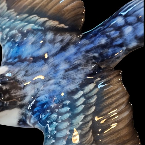 Rosenthal Heidenreich Icebird Kingfisher Eisvogel Bird In Flight 1678 Figurine - Picture 8 of 21