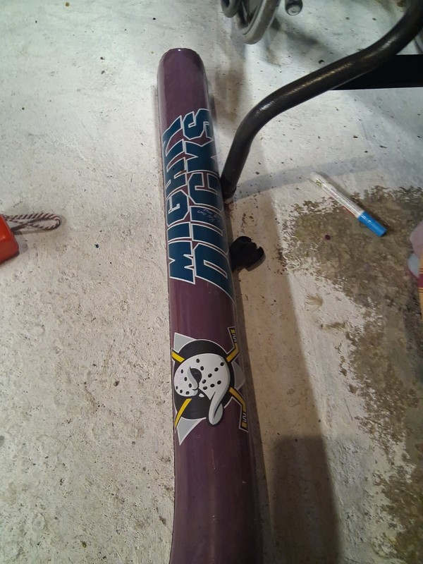 Vintage 1993 Ultimate Sports Inflatable Hockey Stick Mighty Ducks Disney