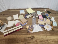 Large Lot Of Vintage Office Supplies Pedigree Pencils Stamp-ever Rulers Notepads