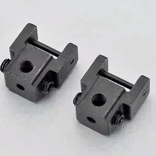 2-teiliger Klemmhalter f&uuml;r Dekupiers&auml;gebl&auml;tter, Drahts&auml;geklemme,