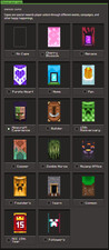 minecraft 16 cape (Founders, Experience, Buil...