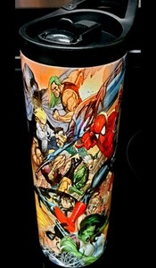 MARVEL COMICS Civil War ART Tumbler Stainless Steel Hogg Outfitters NEW