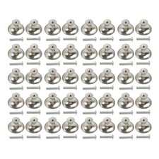 40PCS Door Knobs Hardware Cabinet Handles Cupboard Drawer Kitchen Pulls w/Screw