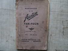 AUSTIN TEN FOUR  DRIVERS   HANDBOOK