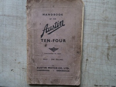 AUSTIN TEN FOUR DRIVER HANDBOOK