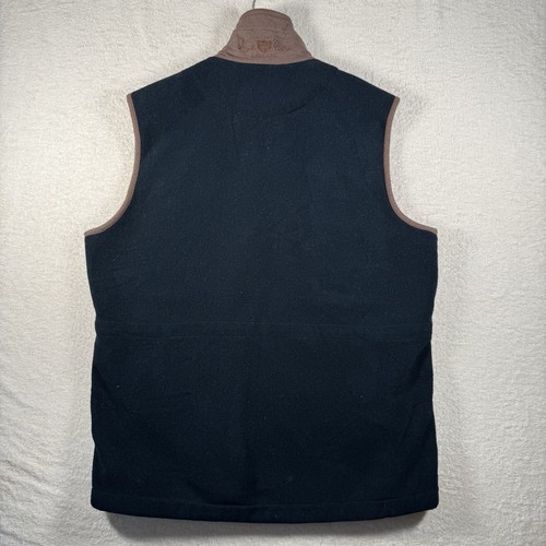 Alan Paine Jacket Mens Large Black Fleece Gilet Vest Country Hunting Shooting - Picture 9 of 11