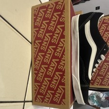 VANS Old Skool Lowpro Black/White Unisex Kids Low Top Lace-Up Sneaker 5.5