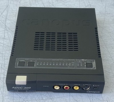 Canopus ADVC-300 Analog to DV Converter FireWire IEEE 1394 S-Video RCA Japan
