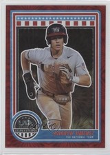 2025 Panini Stars and Stripes Red Fireworks 195/225 Andrew Jimenez #91 0g45