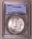 1898-O Morgan Dollar PCGS MS64 ***RARE ORIGNAL BLAST WHITE COIN***