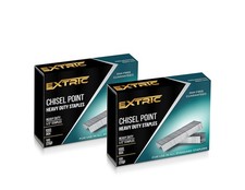 Heavy Duty Staples, 1/2 Inch Chisel Point Staple, 120 Sheet Capacity, 2,000 Stap
