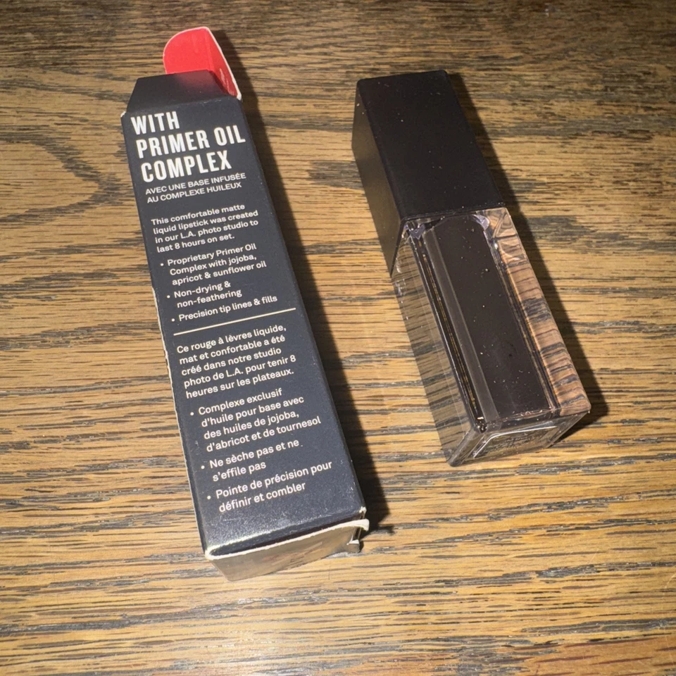 Smashbox Always On Liquid Lipsticks ~TAR PIT~ FullSize 0.13 Oz. / 4 mL. BIN RARE - Image 2 of 3