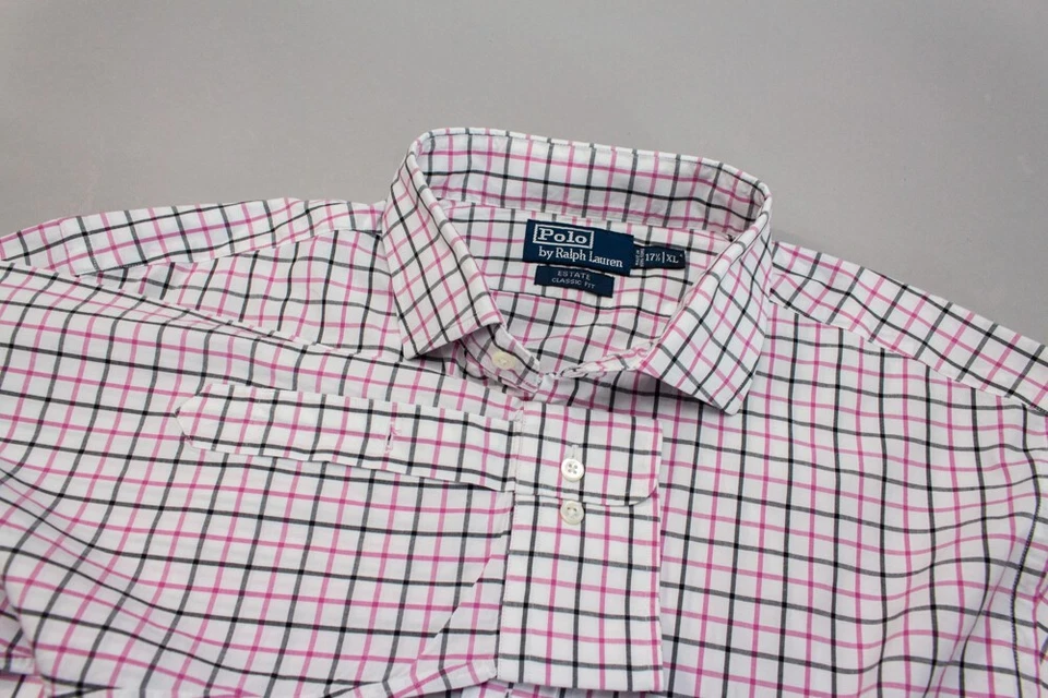 Camisa Formal Clásica Polo Ralph Lauren Para Hombre Talla XL (17 1/2) - Imagen 3 de 4