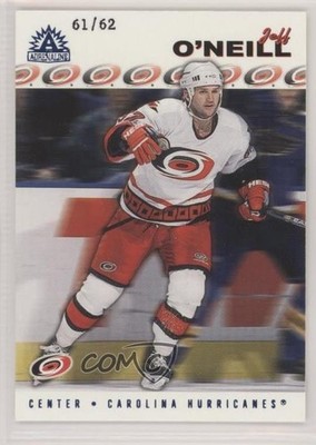 2001-02 Pacific Adrenaline Blue 61/62 Jeff O'Neill #36 0k4