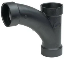 Mueller Industries 02863H ABS & DWV Long Turn Tee Wye- - 4 x 4 x 2 in