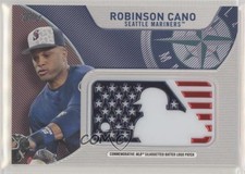2017 Topps MLB Independence Day Silhouetted Batter Logo Robinson Cano Patch 0u7