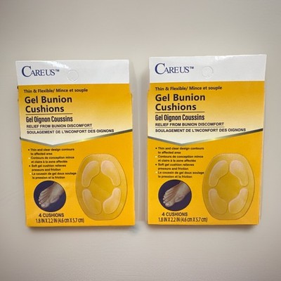 Careus Gel Bunion Cushions For Bunion Discomfort 2PK  | 8 Total
