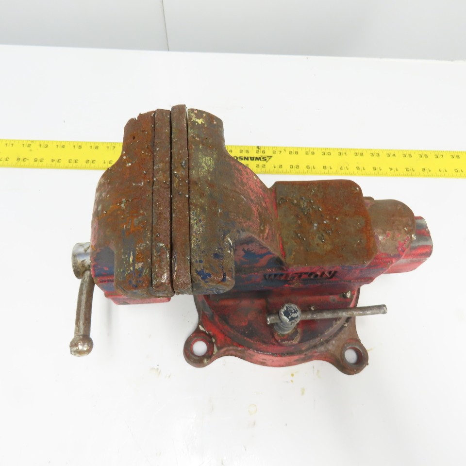 ★G2601★古代ストーンビーズ (A45)クシャン　白い紅玉髄　エッジド Wilton 656 Heavy Duty Bench Vise Swivel Base Made in USA 6