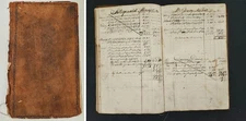 1822-40 antique LEDGER wyoming valley pa PIOLET COOLBAUGH DORRANCE quarry