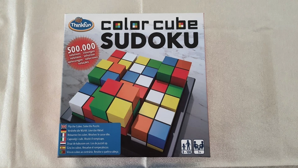 Color Cube Sudoku – Denkspiel / Brettspiel, ThinkFun - Bild 2 von 4