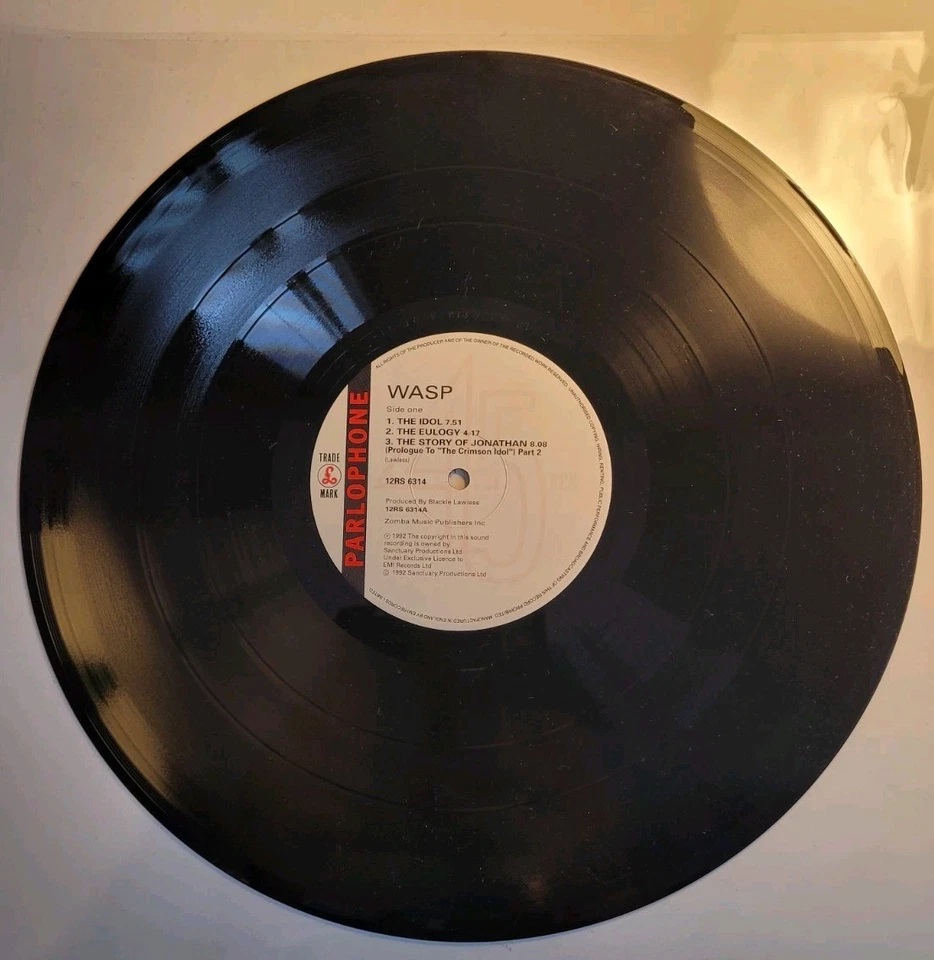 W.A.S.P. The Idol limited etched 12" Single - NM Unplayed - Image 3 of 4