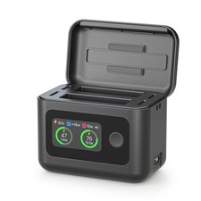 Battery Charger Insta360 X6,5-in-1 27W Dual-Slot PD Charging Case 360 X6