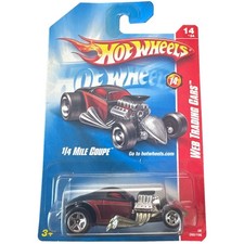 Hot Wheels 2008 Web Trading Cars 1/4 Mile Coupe Black Toy # M6992