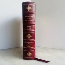 1977 SIGNED Irving Stone The Agony And The Ec...