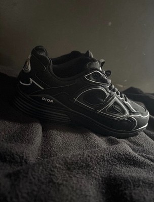 Dior B30 Black Mesh Men's Athletic Sneakers 3SN279ZRF-H900 2021