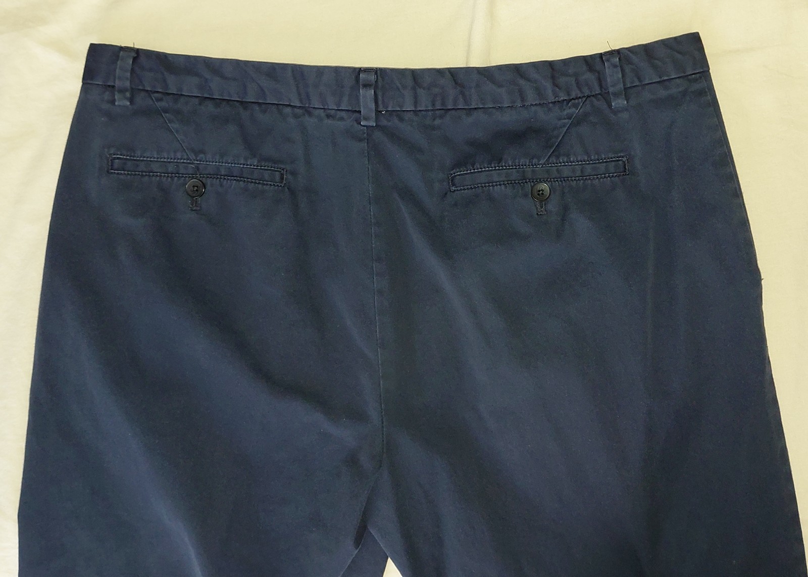 Calvin Klein Men’s Navy Blue Slim Fit Chinos Cotton Pants 36x30 thumbnail 3