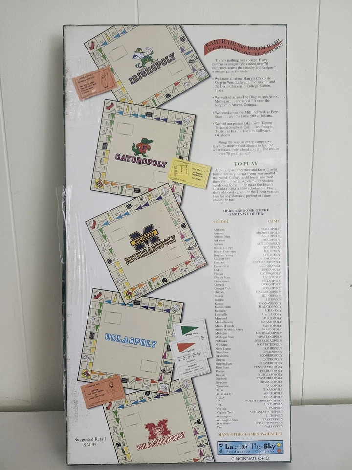 Gatoropoly, a Monopoly clone board game with a University of Florida (UF) theme. - Image 4 of 4