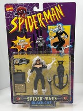 ToyBiz Marvel Spider-Man Animated Black Cat Spider Wars Action Figure 1996