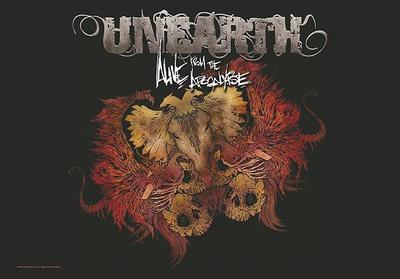 UNEARTH FLAGGE FAHNE ALIVE FROM THE APOCALYPSE POSTERFLAGGE POSTER FLAG STOFF