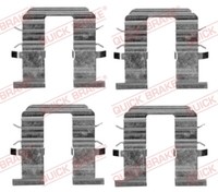 Quick Brake 109-1746 ZubehÖRsatz, Scheibenbremsbelag Hinterachse FÜR Hyundai KIA