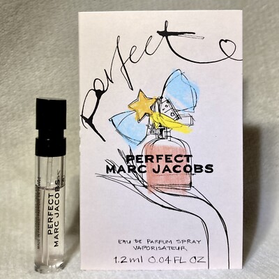 Marc Jacobs Perfect Eau de Parfum EDP Sample Spray .04oz, 1.2ml New in Card