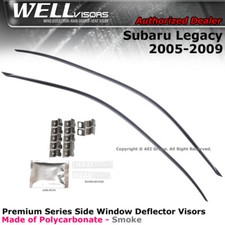 Wellvisors For Subaru Legacy 05-09 Sedan Side Clip On Window Visors