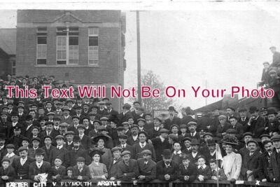 DE 1001 - Crowd At Exeter City V Plymouth Argyle Football, Devon c1908